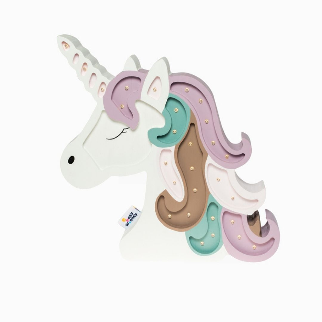 Lampka dziecięca FANTASY UNICORN Blueberry Milk Jednorożec Mleko jagodowe - Eensy Weensy Lampka dziecięca FANTASY UNICORN Blueberry Milk Jednorożec Mleko jagodowe - Eensy Weensy