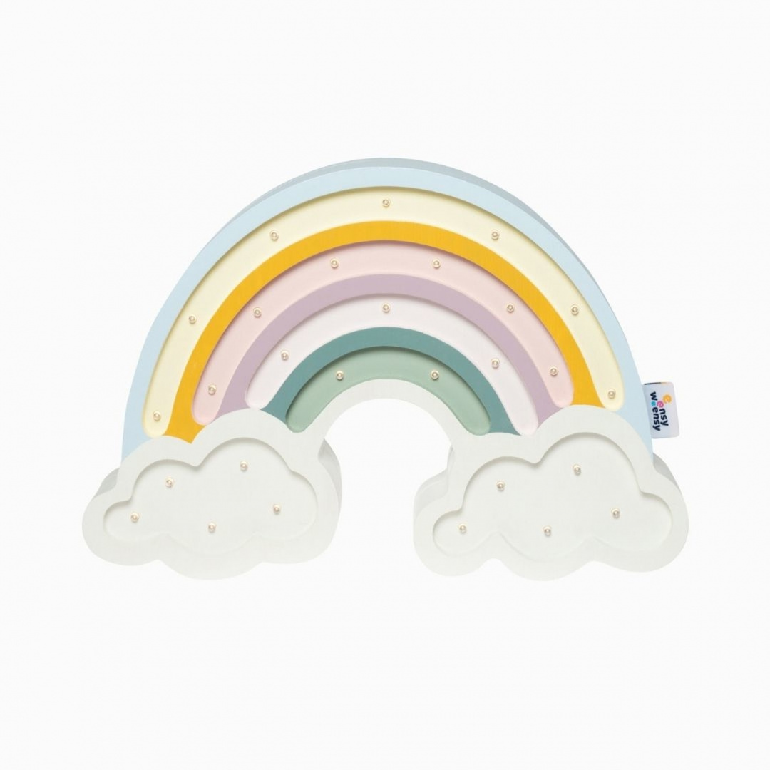Lampka dziecięca MAGIC RAINBOW SKY duża tęcza pastelowa stojąca wisząca nocna - Eensy Weensy Lampka dziecięca MAGIC RAINBOW SKY duża tęcza pastelowa stojąca wisząca nocna - Eensy Weensy