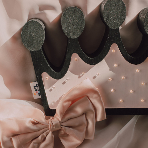 Lampka dziecięca ROYAL CROWN NOIR nocna duża korona do pokoju dziewczynki - Eensy Weensy Lampka dziecięca ROYAL CROWN NOIR nocna duża korona do pokoju dziewczynki - Eensy Weensy