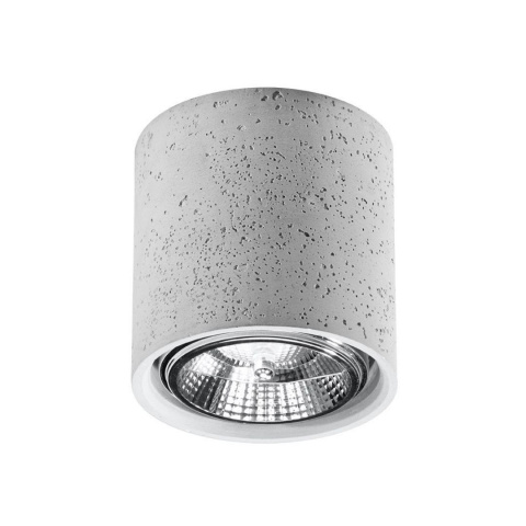Plafon lampa natynkowa spot CULLO 140 oświetlenie sufitowe szary beton - Sollux Lighting