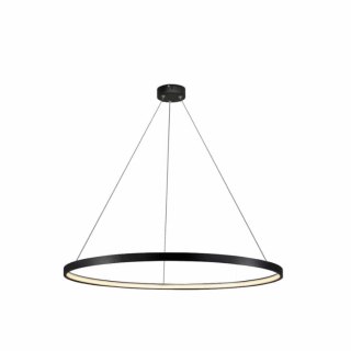 Lampa wisząca RING mała czarna LED 3000K obręcz pierścień - Light Prestige