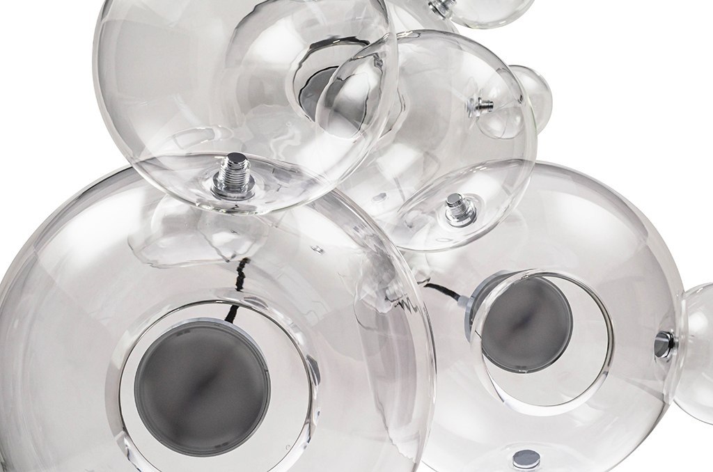 Lampa wisząca CAPRI DISC 3 chrom LED - King Home Lampa wisząca CAPRI DISC 3 chrom LED - King Home