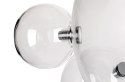 Lampa wisząca CAPRI DISC 3 chrom LED potrójna kaskada szklane klosze - King Home