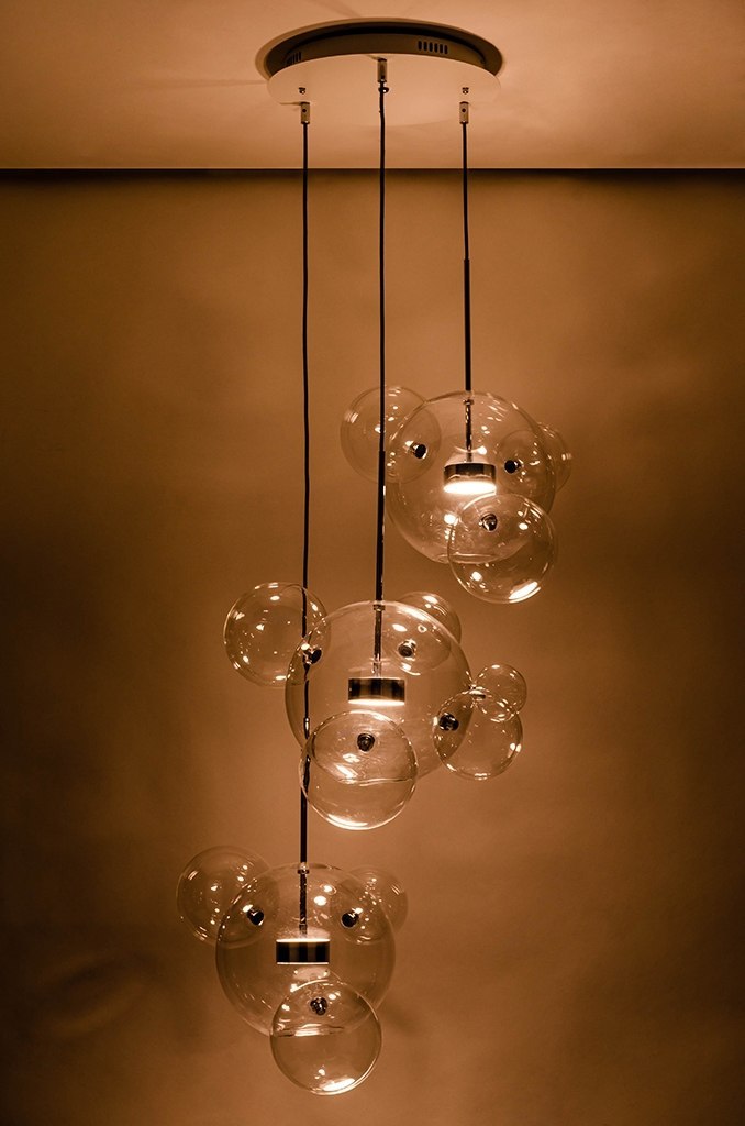 Lampa wisząca CAPRI DISC 3 chrom LED - King Home Lampa wisząca CAPRI DISC 3 chrom LED - King Home