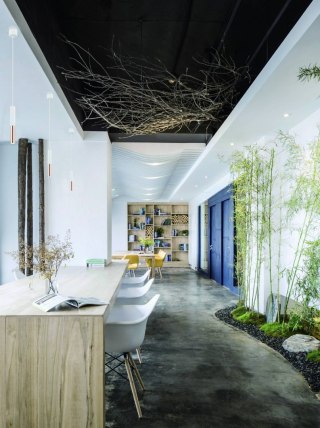 Lampa wisząca SLIMI S BIANCO / GOLD - Orlicki Design