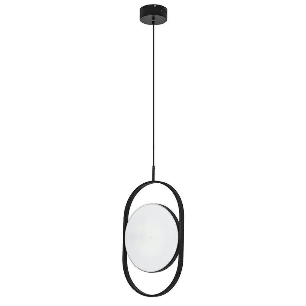 Lampa wisząca SPINNER 38 czarna - LED, aluminium King Home Lampa wisząca SPINNER 38 czarna - LED, aluminium King Home