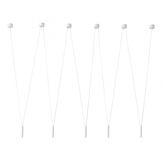 Lampa wisząca VIVA V Bianco podwieszana - Orlicki Design