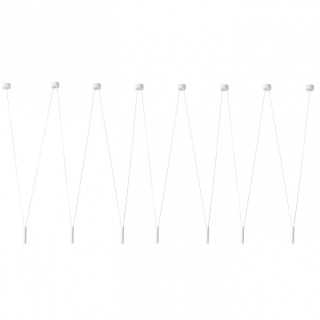 Lampa wisząca VIVA VII Bianco podwieszana - Orlicki Design