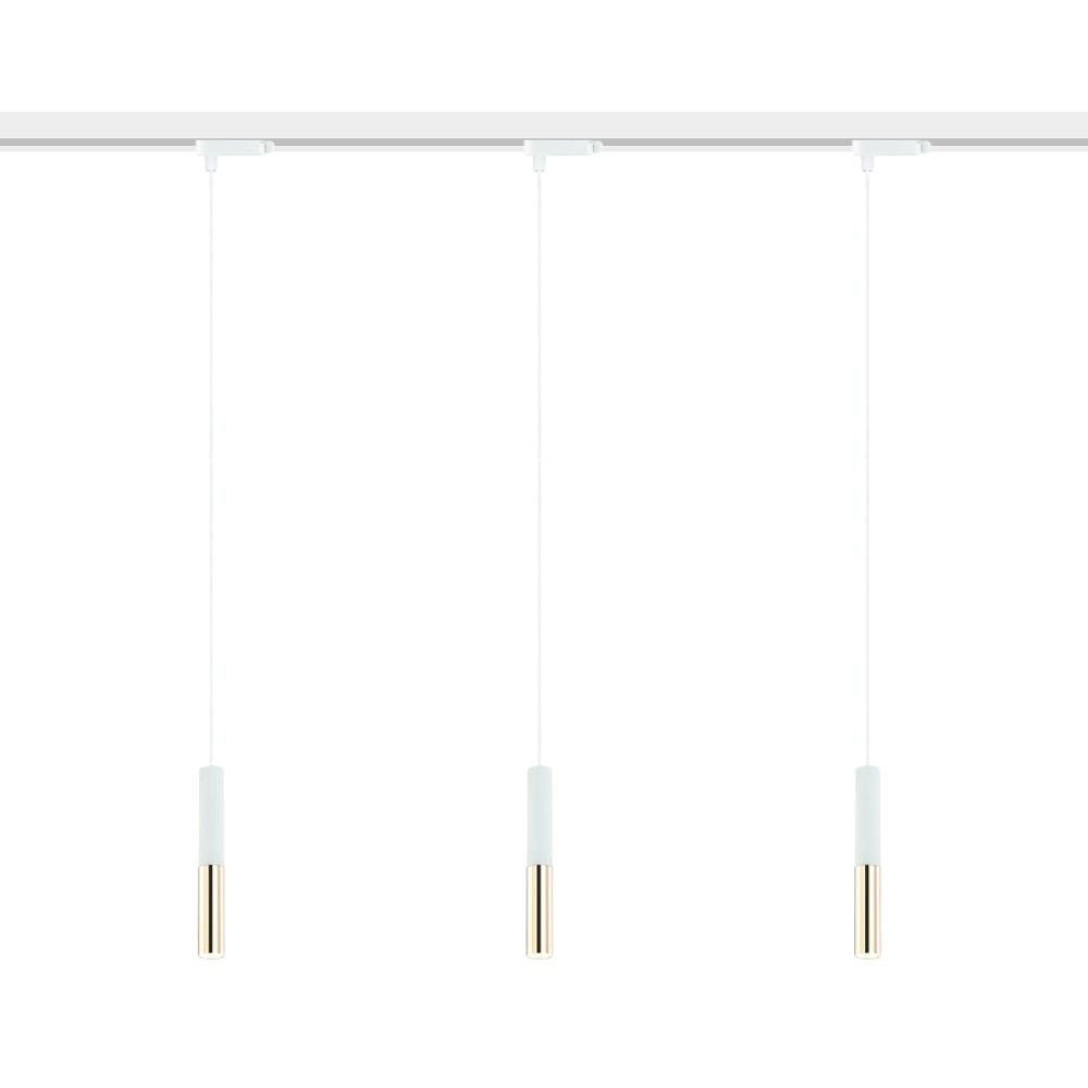 Zestaw szynowy: szyna 1m biała + 3x oprawa Slimi S Bianco Track Gold - Orlicki Design Zestaw szynowy: szyna 1m biała + 3x oprawa Slimi S Bianco Track Gold - Orlicki Design