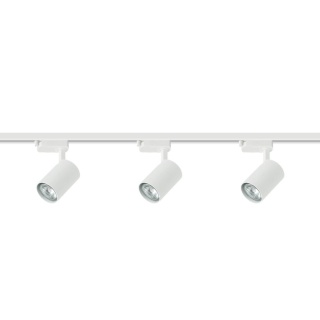 Zestaw szynowy: szyna 1m biała + 3x oprawa Tuka Track Bianco - Orlicki Design