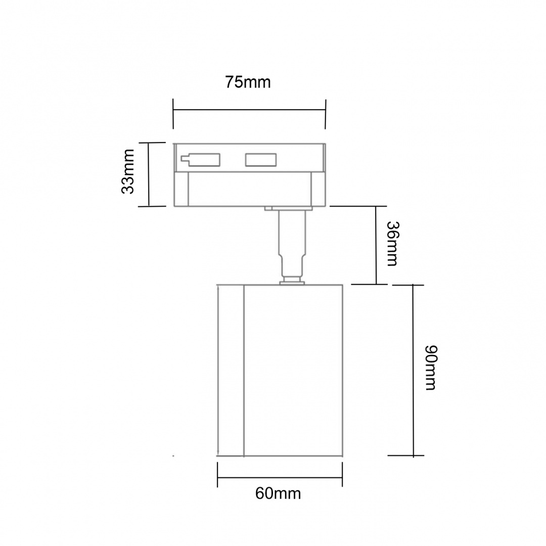 Zestaw szynowy: szyna 1,5m biała + 4x oprawa Tuka Track Bianco - Orlicki Design Zestaw szynowy: szyna 1,5m biała + 4x oprawa Tuka Track Bianco - Orlicki Design