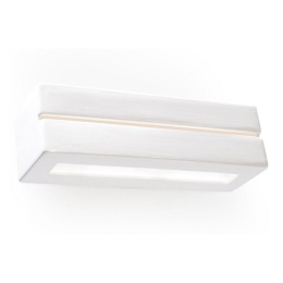 Kinkiet Ceramiczny VEGA LINE biały lampa ścienna dekoracyjna - Sollux Lighting