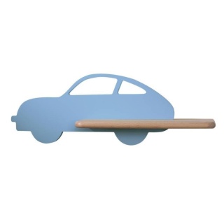 Kinkiet lampka dla chłopca LED z półką CAR samochód niebieski - Candellux Lighting
