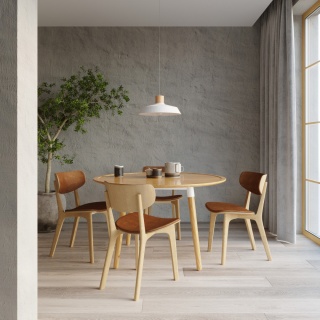 Lampa wisząca AFRA sufitowa beton drewno loft zwis nad stół - Sollux Lighting