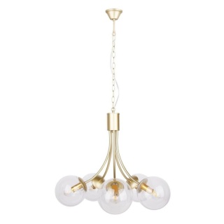 Lampa wisząca DANI 5 złoty żyrandol dwuobwodowy do salonu - Candellux Lighting