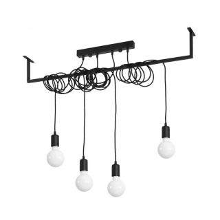 Lampa wisząca SALAMANCA 4 styl loft żarówki - Sollux Lighting