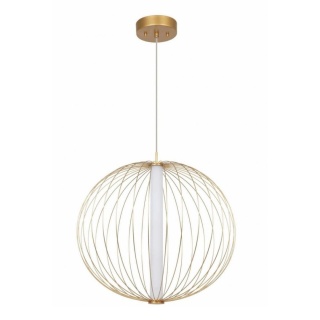 Lampa wisząca TREVISO duża złota kula 3000K - Light Prestige