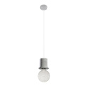 Lampa wisząca betonowa BONO żarówka na kablu styl loft - Sollux Lighting