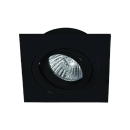 Lampa wpuszczana FASTO I NERO czarna podtynkowa stropowa oczko - Orlicki Design
