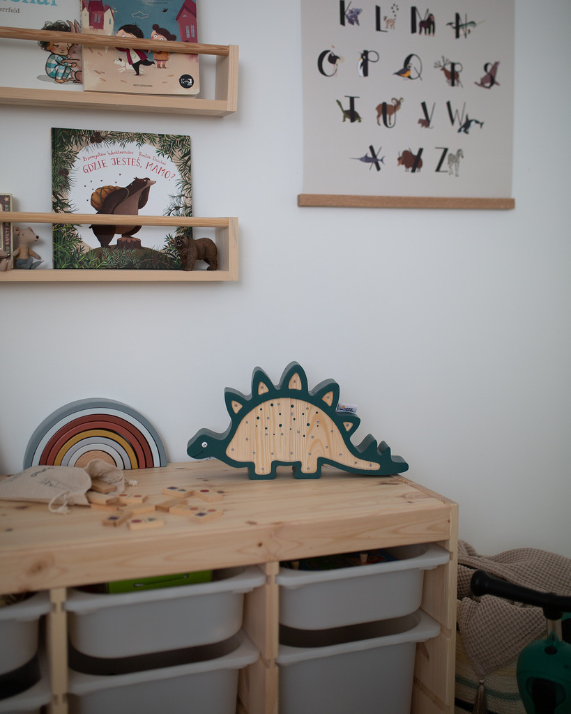Lampka dziecięca SPIKY DINO ANGRY OCEAN nocna led dinozaur stojąca ścienna - Eensy Weensy Lampka dziecięca SPIKY DINO ANGRY OCEAN nocna led dinozaur stojąca ścienna - Eensy Weensy