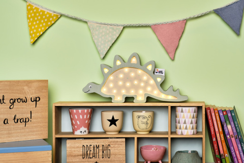 Lampka dziecięca SPIKY DINO JUNIPER nocna led dinozaur stojąca kinkiet - Eensy Weensy Lampka dziecięca SPIKY DINO JUNIPER nocna led dinozaur stojąca kinkiet - Eensy Weensy