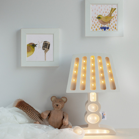 Lampka ledowa GLAMOUR LIGHT VANILLA biało-kremowa stojąca kinkiet dekoracja - Eensy Weensy - we wnetrzu Lampka ledowa GLAMOUR LIGHT VANILLA biało-kremowa stojąca kinkiet dekoracja - Eensy Weensy - we wnetrzu