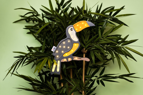 Lampka ledowa TOUCAN nocna stojąca kinkiet dekoracja duży tukan ptak - Eensy Weensy - we wnetrzu Lampka ledowa TOUCAN nocna stojąca kinkiet dekoracja duży tukan ptak - Eensy Weensy - we wnetrzu