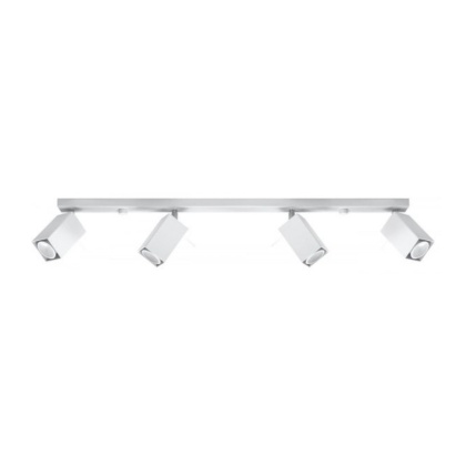 Plafon MERIDA 4L biały stal lampa sufitowa z regulacją kąta świecenia - Sollux Lighting