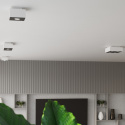 Plafon stalowy MONO 1 biały lampa sufitowa nowoczesna - Sollux Lighting - wizualizacja