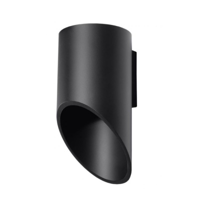 Kinkiet aluminiowy PENNE 20 czarny lampa ścienna dekoracyjna - Sollux Lighting