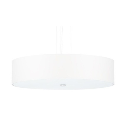 Lampa wisząca SKALA 50 biała abażur maskownica do sypialni - Sollux Lighting