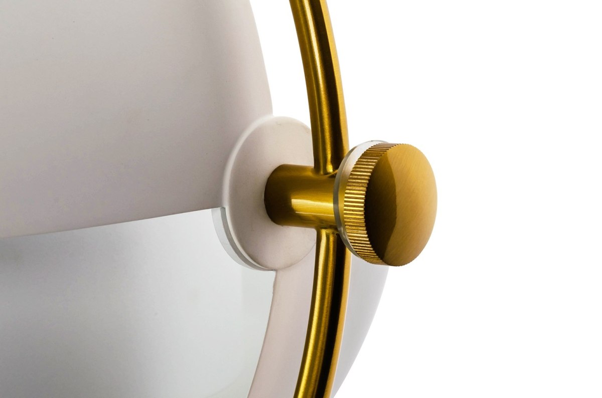 Lampa wisząca VARIA MINI biało złota designerski zwis do sypialni - King Home