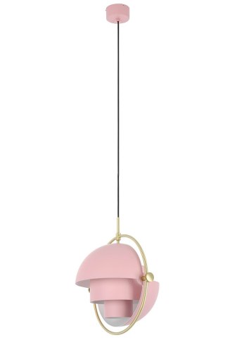 Lampa wisząca VARIA różowa designerski zwis do sypialni - King Home