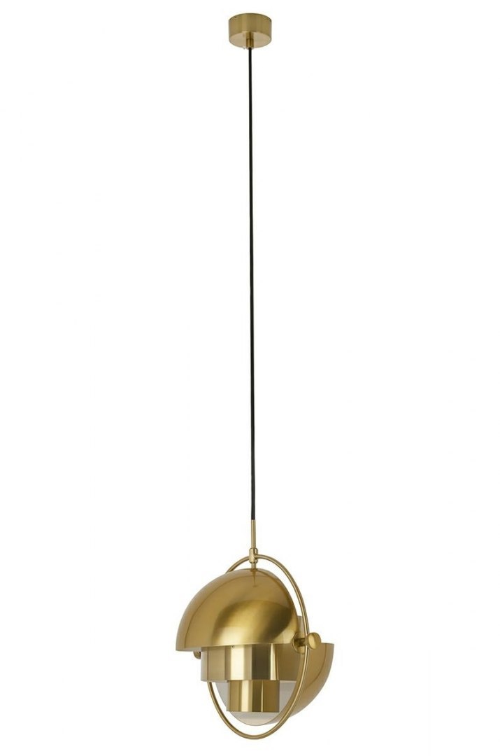 Lampa wisząca VARIA złota designerski zwis do sypialni - King Home
