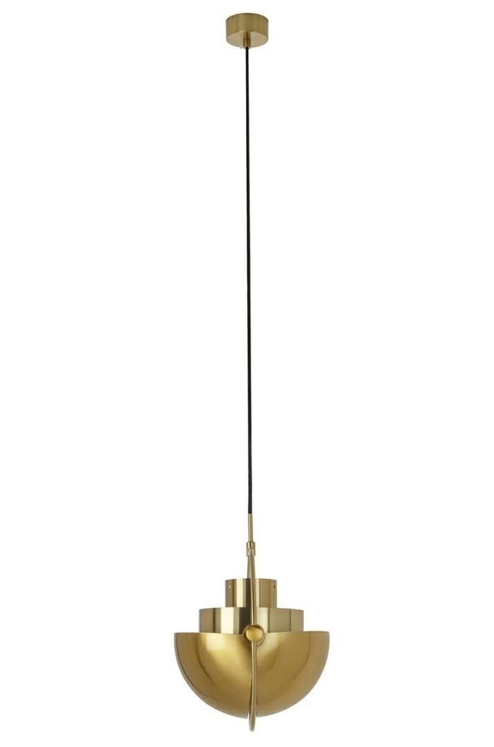 Lampa wisząca VARIA złota designerski zwis do sypialni - King Home Lampa wisząca VARIA złota designerski zwis do sypialni - King Home