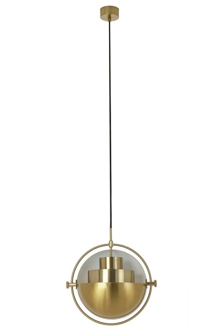 Lampa wisząca VARIA złota designerski zwis do sypialni - King Home Lampa wisząca VARIA złota designerski zwis do sypialni - King Home