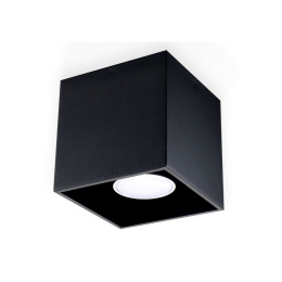 Plafon QUAD 1 czarny sześcian kostka oświetlenie sufitowe - Sollux Lighting