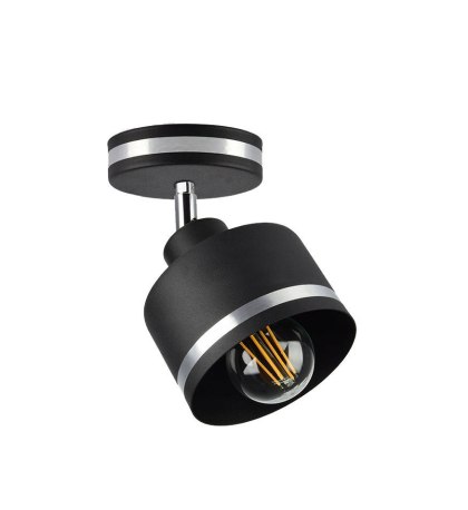 Kinkiet regulowany WAMA czarny / chrom - Candellux Lighting