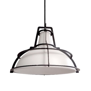 Lampa wisząca DRITTO duża biała w stylu skandynawskim - Light Prestige