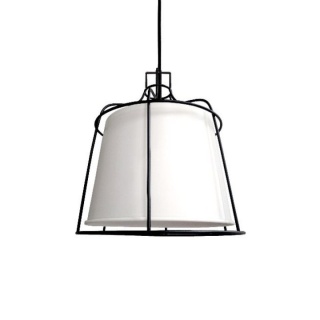 Lampa wisząca DRITTO mała biała w stylu skandynawskim - Light Prestige