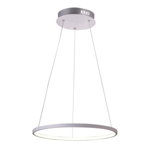Lampa wisząca LUNE 30 biała LED 4000K ring obręcz - Candellux Lighting