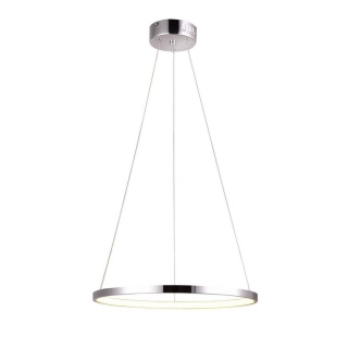 Lampa wisząca LUNE 30 chrom LED 4000K ring obręcz - Candellux Lighting