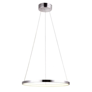 Lampa wisząca LUNE 40 chrom LED 4000K ring obręcz - Candellux Lighting