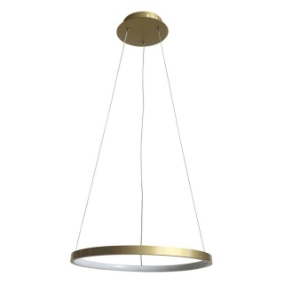 Lampa wisząca LUNE 40 złota LED 4000K ring obręcz - Candellux Lighting