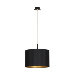 Lampa wisząca ALICE L z czarno-złotym abażurem - Nowodvorski Lighting
