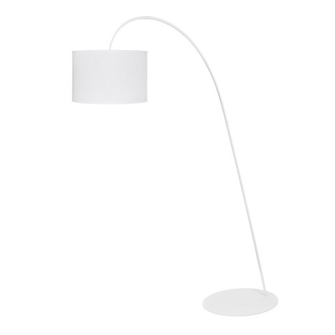 Lampa podłogowa łukowa ALICE L biała z abażurem - Nowodvorski Lighting