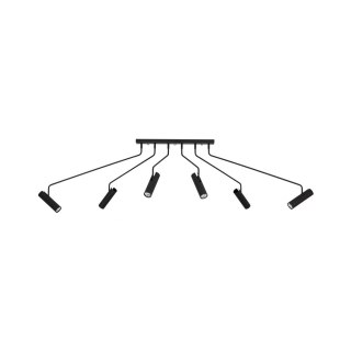 Lampa sufitowa regulowana EYE SUPER 6 czarna - Nowodvorski Lighting