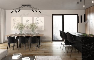 Lampa sufitowa regulowana EYE SUPER 6 czarna - Nowodvorski Lighting