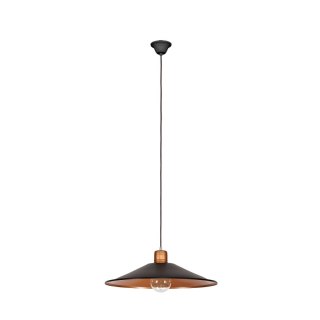 Lampa wisząca GARRET M czekoladowa / miedziana retro vintage - Nowodvorski Lighting