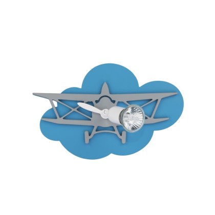 Kinkiet dziecięcy PLANE I niebieski samolot - Nowodvorski Lighting